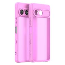  Sony Xperia 10 VII Skal Hybrid Frosted Rosa - Teknikhallen.se