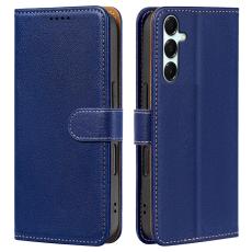 Samsung Galaxy A27 Pl&aring;nboksfodral L&auml;der Bl&aring; - Teknikhallen.se