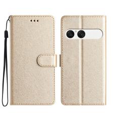  Sony Xperia 10 VII Fodral L&auml;der Guld - Teknikhallen.se