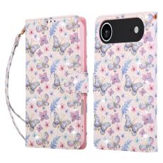  iPhone Air Fodral RFID L&auml;der Fj&auml;rilar / Blommor - Teknikhallen.se