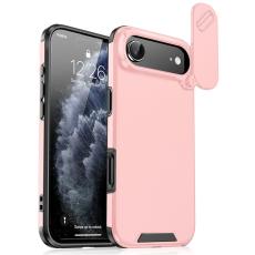  iPhone Air Skal Hybrid Armor CamCover Rosa - Teknikhallen.se