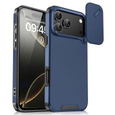  iPhone 17 Pro Max Skal Hybrid Armor CamCover Bl&aring; - Teknikhallen.se