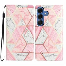  Samsung Galaxy S26 Fodral Med Tryck Rosa Marmor - Teknikhallen.se