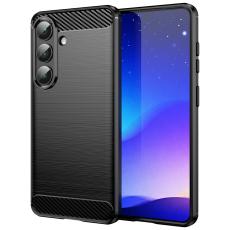  Samsung Galaxy S26 Skal Borstad St&aring;l Textur Svart - Teknikhallen.se