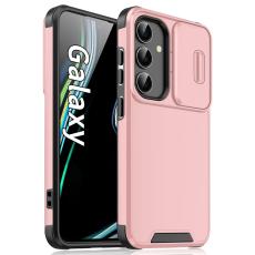  Samsung Galaxy A17 Skal Hybrid Armor CamCover Rosa - Teknikhallen.se