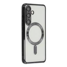  Samsung Galaxy S26 Skal MagSafe Electroplated TPU Svart - Teknikhallen.se