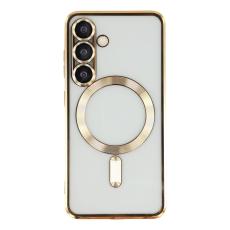  Samsung Galaxy S26 Skal MagSafe Electroplated TPU Guld - Teknikhallen.se
