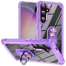  Samsung Galaxy S26 Skal Shockproof Ring Hybrid Lila - Teknikhallen.se
