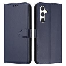  Samsung Galaxy S26 Fodral L&auml;der Bl&aring; - Teknikhallen.se
