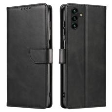  Samsung Galaxy S26 Fodral L&auml;der Svart - Teknikhallen.se