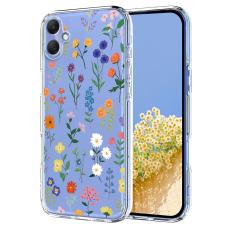  Samsung Galaxy A07 4G Skal Med Tryck Blommor - Teknikhallen.se