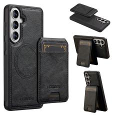 LC.IMEEKE LC.IMEEKE Galaxy S26 Skal Med Avtagbar Korth&aring;llare L&auml;der Svart - Teknikhallen.se