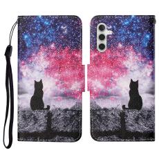  Samsung Galaxy S26 Fodral Med Tryck Galaxy Katt - Teknikhallen.se