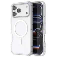  iPhone 17 Pro Max Skal MagSafe Shockproof Hybrid Vit - Teknikhallen.se