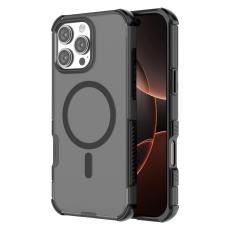  iPhone 16 Pro Skal MagSafe Shockproof Hybrid Svart - Teknikhallen.se