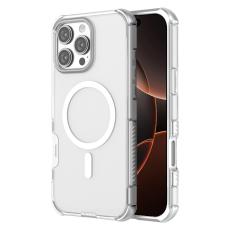  iPhone 16 Pro Max Skal MagSafe Shockproof Hybrid Vit - Teknikhallen.se
