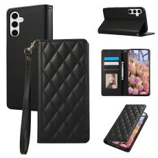  Samsung Galaxy S26 Plus Fodral RFID Rhombus L&auml;der Svart - Teknikhallen.se