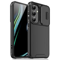  Samsung Galaxy A37 5G Skal Hybrid Armor CamCover Svart - Teknikhallen.se