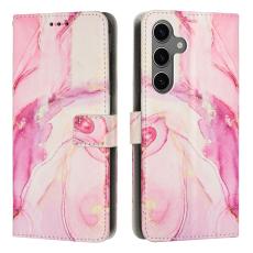  Samsung Galaxy A37 5G Fodral L&auml;der Marmor Ros&eacute;guld - Teknikhallen.se