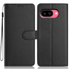  Google Pixel 10a Fodral L&auml;der Svart - Teknikhallen.se