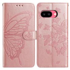 Google Pixel 10a Fodral Med Fj&auml;ril Tryck Ros&eacute;guld - Teknikhallen.se