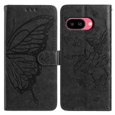  Google Pixel 10a Fodral Med Fj&auml;ril Tryck Svart - Teknikhallen.se