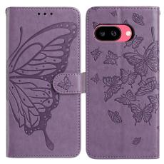  Google Pixel 10a Fodral Med Fj&auml;ril Tryck Lila - Teknikhallen.se
