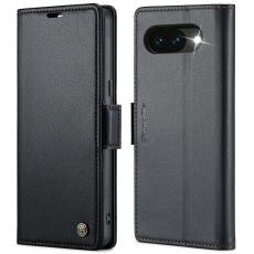CASEME CASEME Google Pixel 10a Fodral RFID L&auml;der Svart - Teknikhallen.se