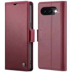 CASEME CASEME Google Pixel 10a Fodral RFID L&auml;der R&ouml;d - Teknikhallen.se