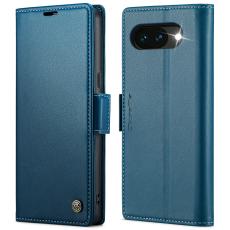 CASEME CASEME Google Pixel 10a Fodral RFID L&auml;der Bl&aring; - Teknikhallen.se