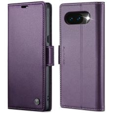 CASEME CASEME Google Pixel 10a Fodral RFID L&auml;der Lila - Teknikhallen.se