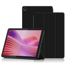  Lenovo Tab 10.1 2025 Fodral Tri-Fold L&auml;der Svart - Teknikhallen.se