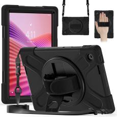  Lenovo Tab 10.1 2025 Skal 360 Shockproof Hybrid Svart - Teknikhallen.se