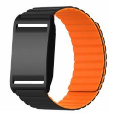  Polar Loop Klockarmband Silikon Magnetisk Loop Svart / Orange - Teknikhallen.se