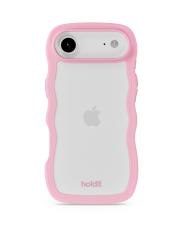 holdit holdit iPhone Air Mobilskal Wavy Pink/Transparent - Teknikhallen.se