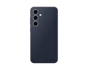 Samsung Samsung Galaxy S24 FE Skal Standing Grip M&ouml;rk Bl&aring; - Teknikhallen.se