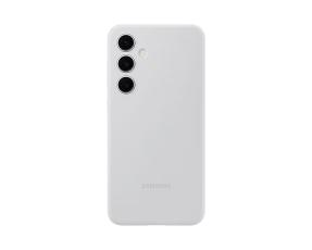 Samsung Samsung Galaxy S24 FE Skal Silicone Gr&aring; - Teknikhallen.se