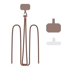 Tech-Protect Tech-Protect Mobilsn&ouml;re CrossBody Strap Chocolate Brown - Teknikhallen.se