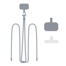 Tech-Protect Tech-Protect Mobilsn&ouml;re CrossBody Strap Steel Grey - Teknikhallen.se
