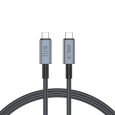 Tech-Protect Tech-Protect 1 m 240W PD 8K USB-C/USB-C Kabel UltraBoost Gr&aring; - Teknikhallen.se