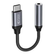 Tech-Protect Tech-Protect USB-C - 3.5 mm AUX Hona Adapter UltraBoost Svart - Teknikhallen.se