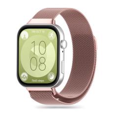 Tech-Protect Tech-Protect Huawei Watch Fit 3 Armband MilaneseBand Ros&eacute;guld - Teknikhallen.se