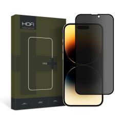 HOFI HOFI iPhone 15 Sk&auml;rmskydd Anti Spy Pro+ H&auml;rdat Glas Privacy - Teknikhallen.se