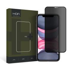 HOFI HOFI iPhone 11/XR Sk&auml;rmskydd Anti Spy Pro+ H&auml;rdat Glas Privacy - Teknikhallen.se