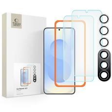 Tech-Protect Tech-Protect Galaxy S25 3-PACK Sk&auml;rmskydd/Linsskydd - Teknikhallen.se