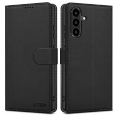 Tech-Protect Tech-Protect Galaxy A56 5G Fodral L&auml;der Matt Svart - Teknikhallen.se