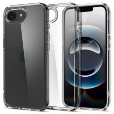 Spigen Spigen iPhone 17e / 16e Skal Ultra Hybrid Crystal Clear - Teknikhallen.se