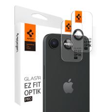 Spigen Spigen iPhone 17e / 16e 2-PACK Linsskydd GLAS.tR Optik Svart - Teknikhallen.se
