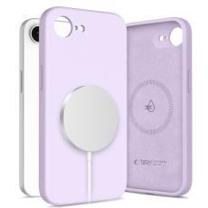 Tech-Protect Tech-Protect iPhone 17e/16e Skal MagSafe Liquid Silicone Mauve - Teknikhallen.se