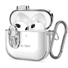 Tech-Protect Tech-Protect AirPods 4 Skal Slim Hook Transparent - Teknikhallen.se